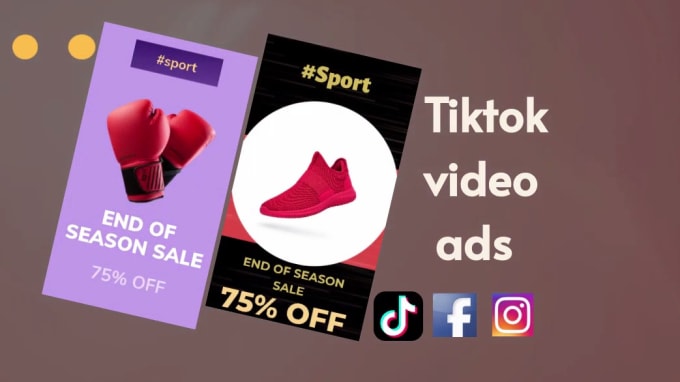 Gig Preview - Create tik tok video ads for your products in 24 hours