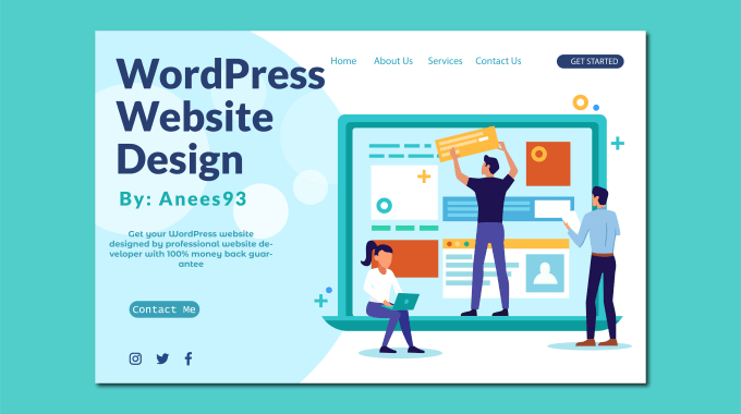 Gig Preview - Design a wordpress responsive website for your business