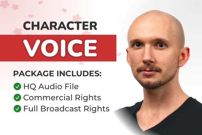 Gig Preview - Voice your male animation or video game character