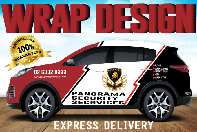 Gig Preview - Do luxury design wrap for car, truck, vehicle and boat wrap