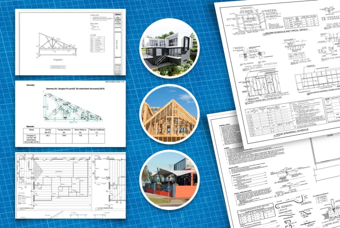 Gig Preview - Provide structural designs for timber, wood structures USA