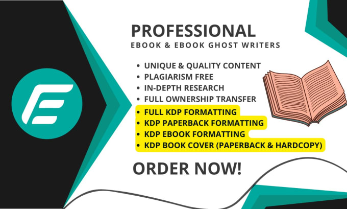 Bestseller - ghostwrite your nonfiction book, kindle ebook and paperback