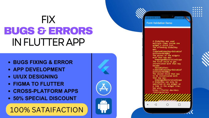 Gig Preview - Fix bugs and errors in your flutter app