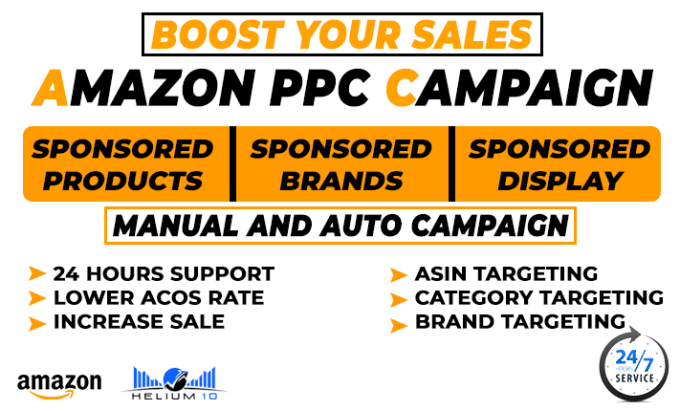 Gig Preview - Do amazon ppc campaign,amazon ppc management and amazon ppc optimization