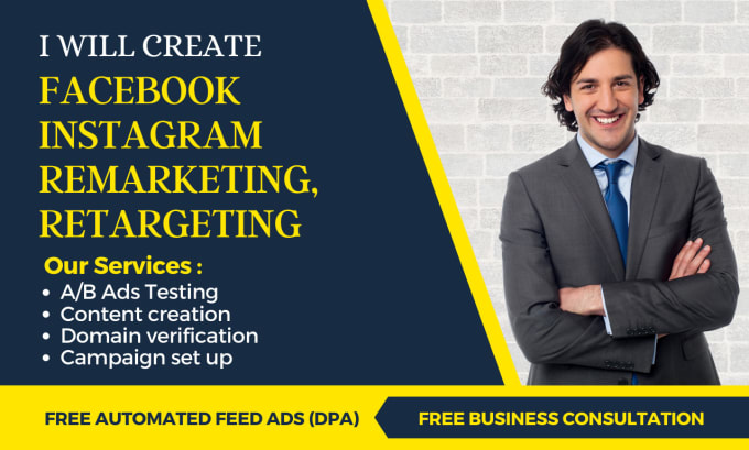 Gig Preview - Create facebook, instagram retargeting, remarketing ads