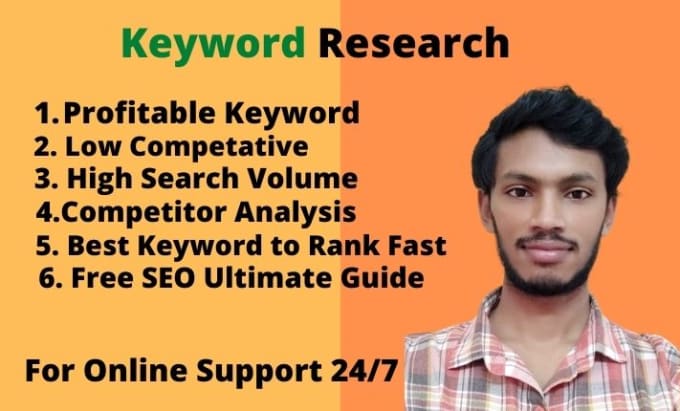 Gig Preview - Do low competition high search volume SEO keyword research