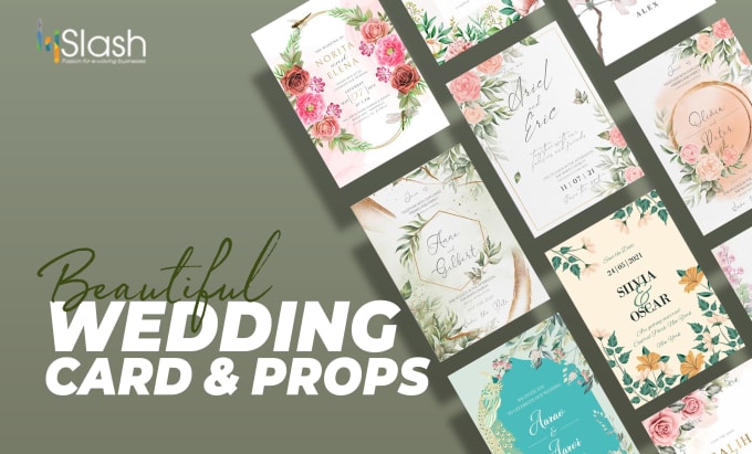 Gig Preview - Design wedding invitation cards and bridal shower invites