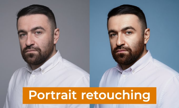 Gig Preview - Retouch headshot portrait photo for social media linkedin CV