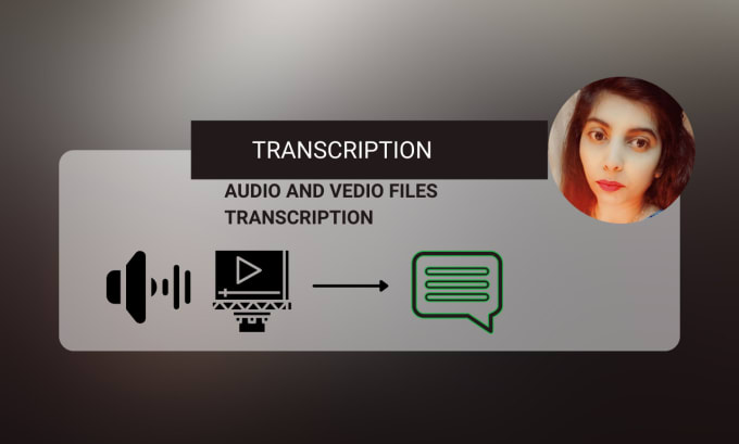 Gig Preview - Create accurate english transcription of your audio and video files