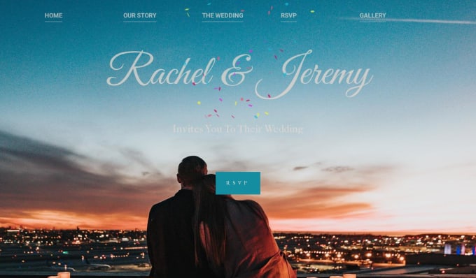 Gig Preview - Create your wedding website