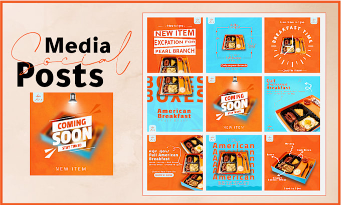 Gig Preview - Design social media graphic flyers and posts