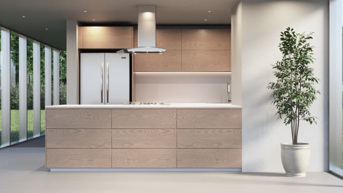 Gig Preview - Design, render and plan your kitchen