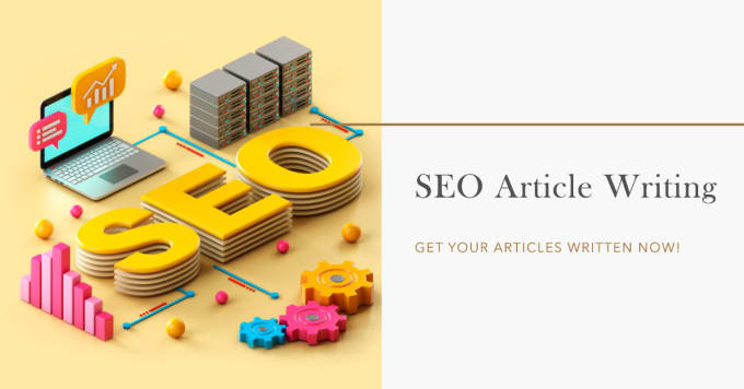 Gig Preview - Write an SEO article for your blog on any topic