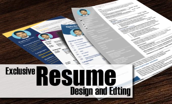 Gig Preview - Design, edit and write your professional resume