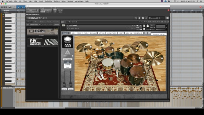 Gig Preview - Transcribe a metal vst midi drums for your cover