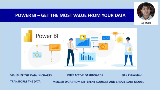 Gig Preview - Transform and visualize data in power bi