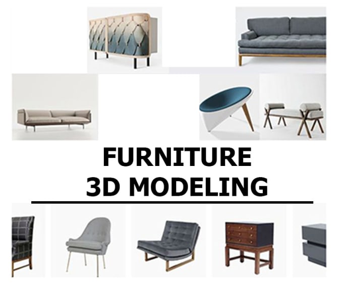 Bestseller - design and 3d model your furniture in sketchup