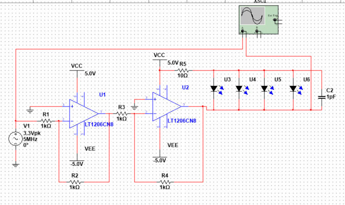 Gig Preview - Design circuit and simulates on multisim