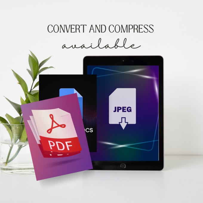 Bestseller - convert and compress any files to PDF docs jpeg png