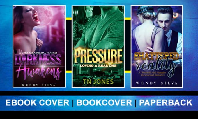 Gig Preview - Do book cover, kindle cover design or ebook cover design