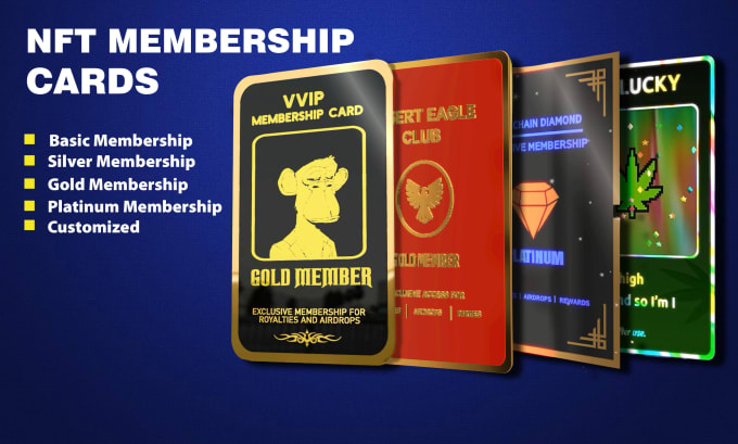 Gig Preview - Create awesome 3d rotating nft membership cards