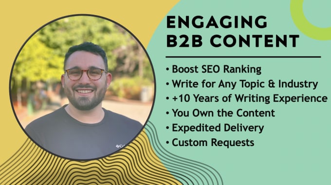 Gig Preview - Create b2b content for websites, articles, and blogs