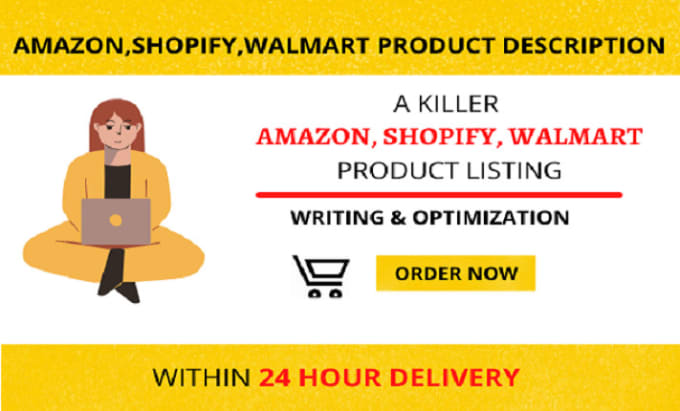 Gig Preview - Write engaging product descriptions for amazon, walmart and shopify