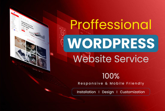 Bestseller - create a responsive wordpress website design