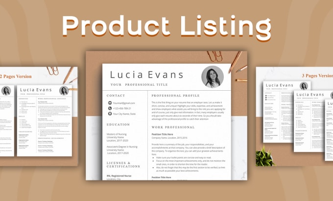 Gig Preview - Design a custom etsy listing mockup for digital products