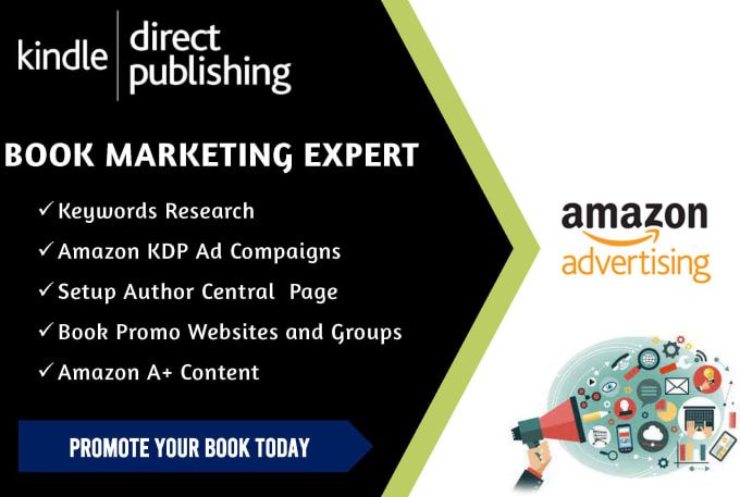 Gig Preview - Do book promotion and amazon kdp book marketing