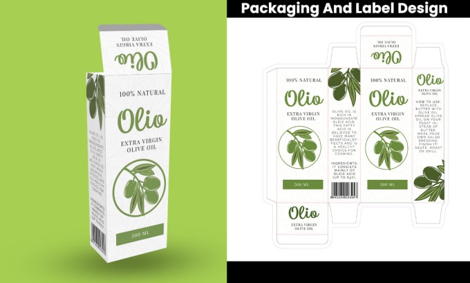 Gig Preview - Do packaging box design, product label design packaging design