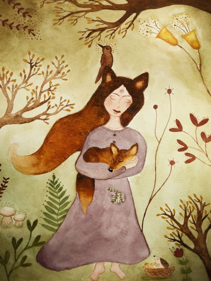 Gig Preview - Create magical illustrations inspired by nature and animals