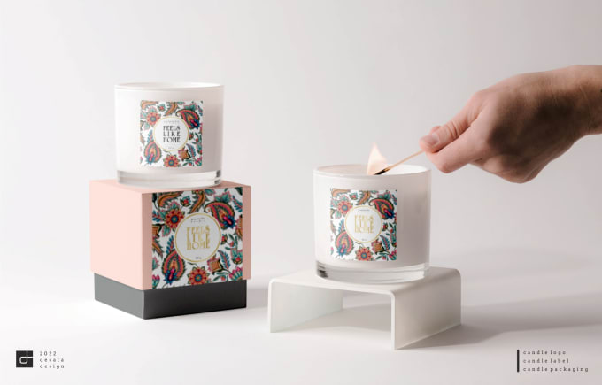 Gig Preview - Design your logo, label and candle packaging