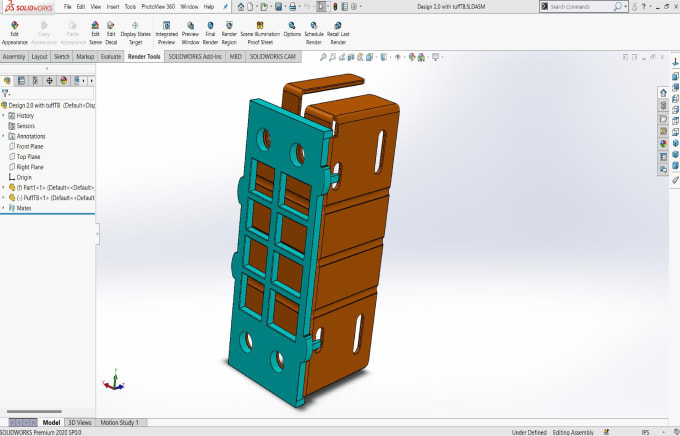 Gig Preview - Design 3d stl cad model for 3d printing using solidworks