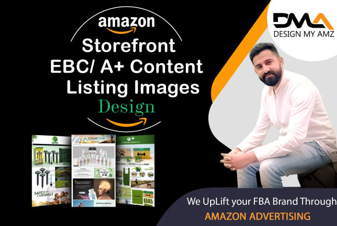 Gig Preview - Our agency will create amazon storefront, ebc or a plus content and listing images