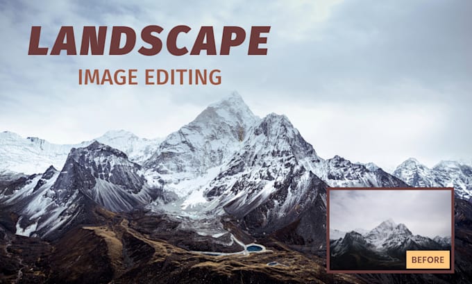 Bestseller - edit and retouch your landscape photos in adobe photoshop