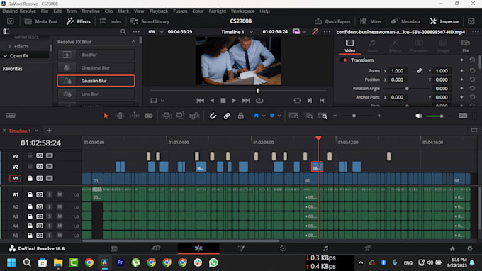 Gig Preview - Edit your videos using davinci resolve