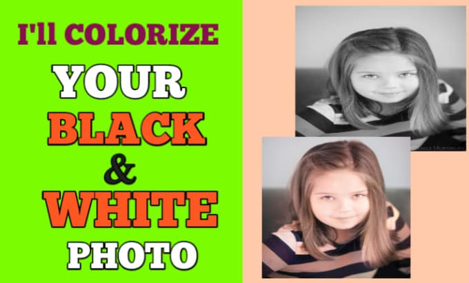 Gig Preview - Repair, remove cracks, colorize, edit and retouch your black and white photos