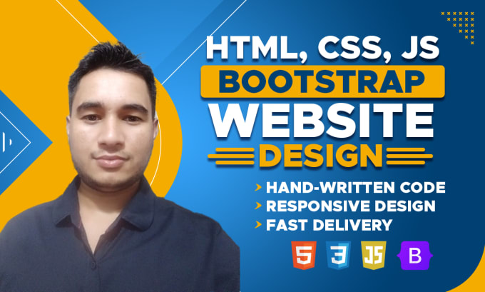 Gig Preview - Develop website in bootstrap, html css, xd to html