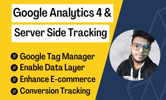 Gig Preview - Setup your shopify google analytics 4, facebook pixel server side tracking