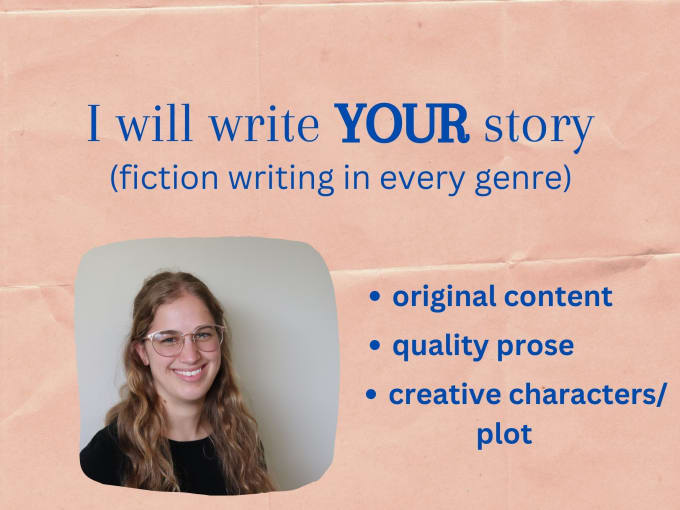 Bestseller - write a piece of fiction customized to your vision