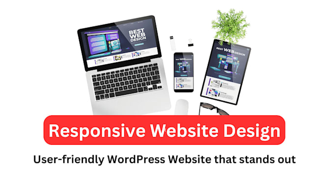 Gig Preview - Make responsive wordpress website design