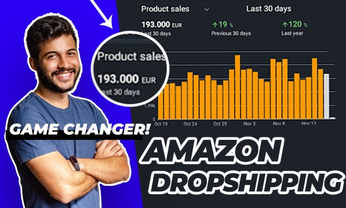 Gig Preview - Be your professional amazon dropshipping virtual assistant expert store manager