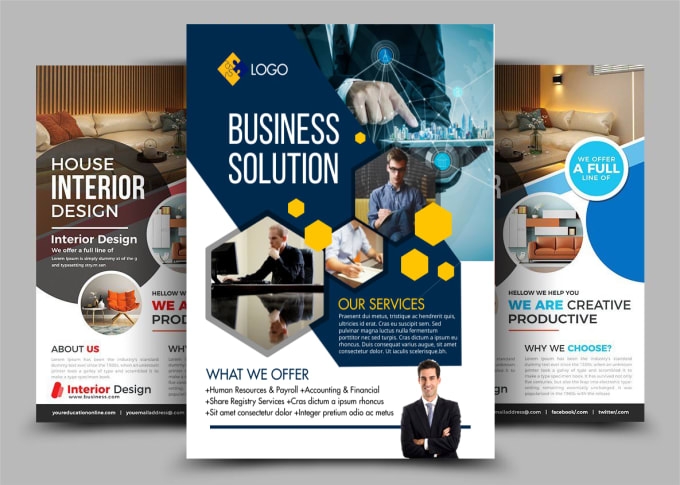 Gig Preview - Design a professional corporate flyer for your business