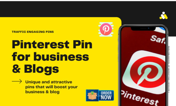 Gig Preview - Design pinterest pin for your blog and business