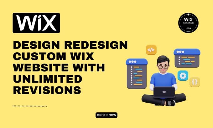 Gig Preview - Design redesign custom wix website with unlimited revisions