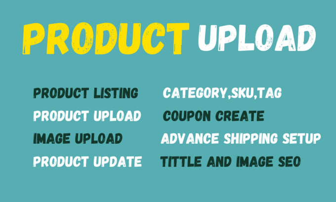 Gig Preview - Do product upload,content upload to woocommerce,shopify