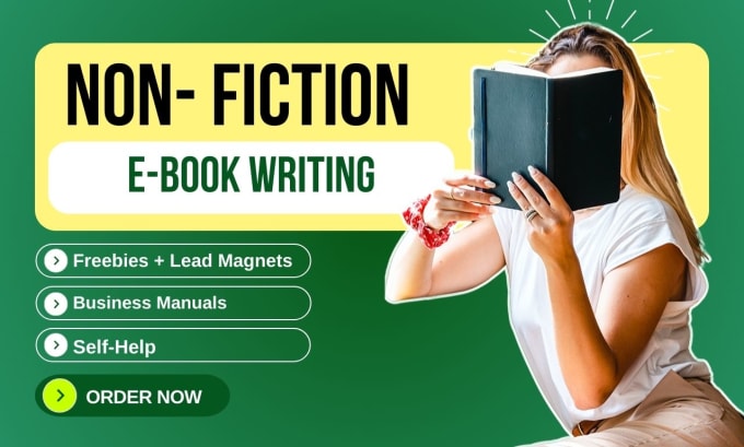 Gig Preview - Be your non fiction ghostwriter and ebook writer