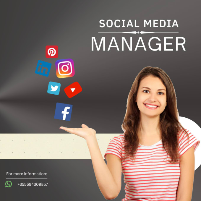 Gig Preview - Be your social media manager