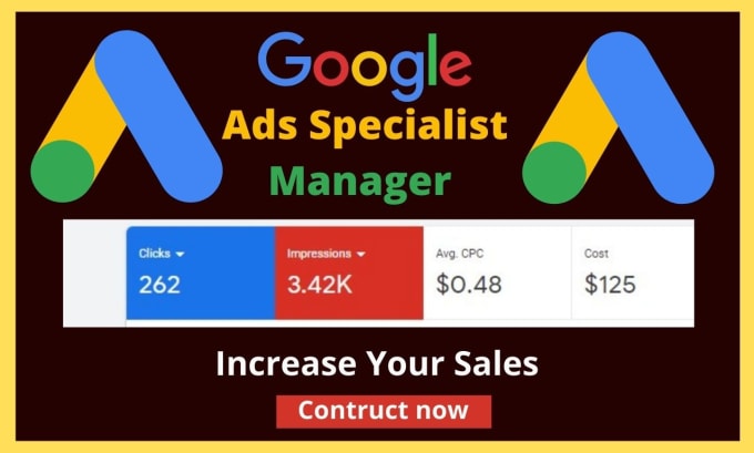 Gig Preview - Profitable google ads adwords PPC campaign specialist manager